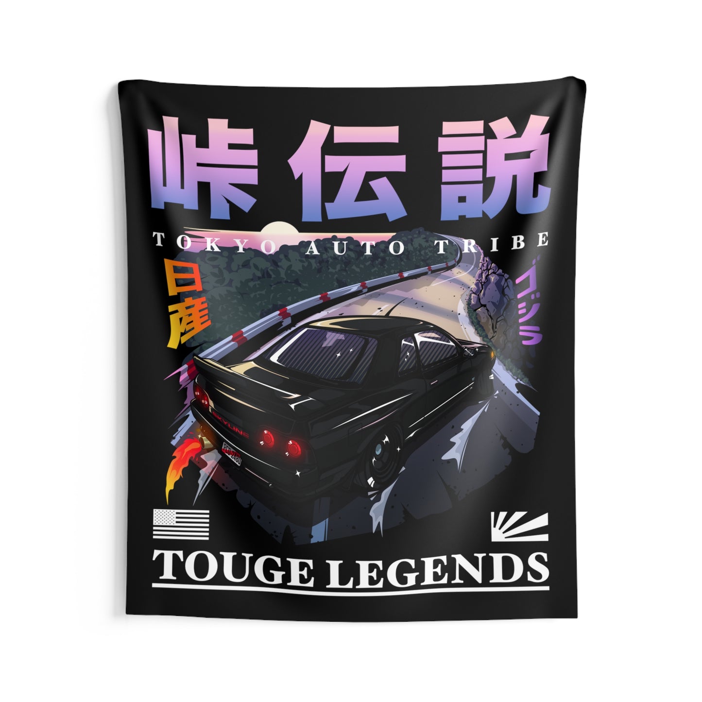 "Touge Legends" Tapestry
