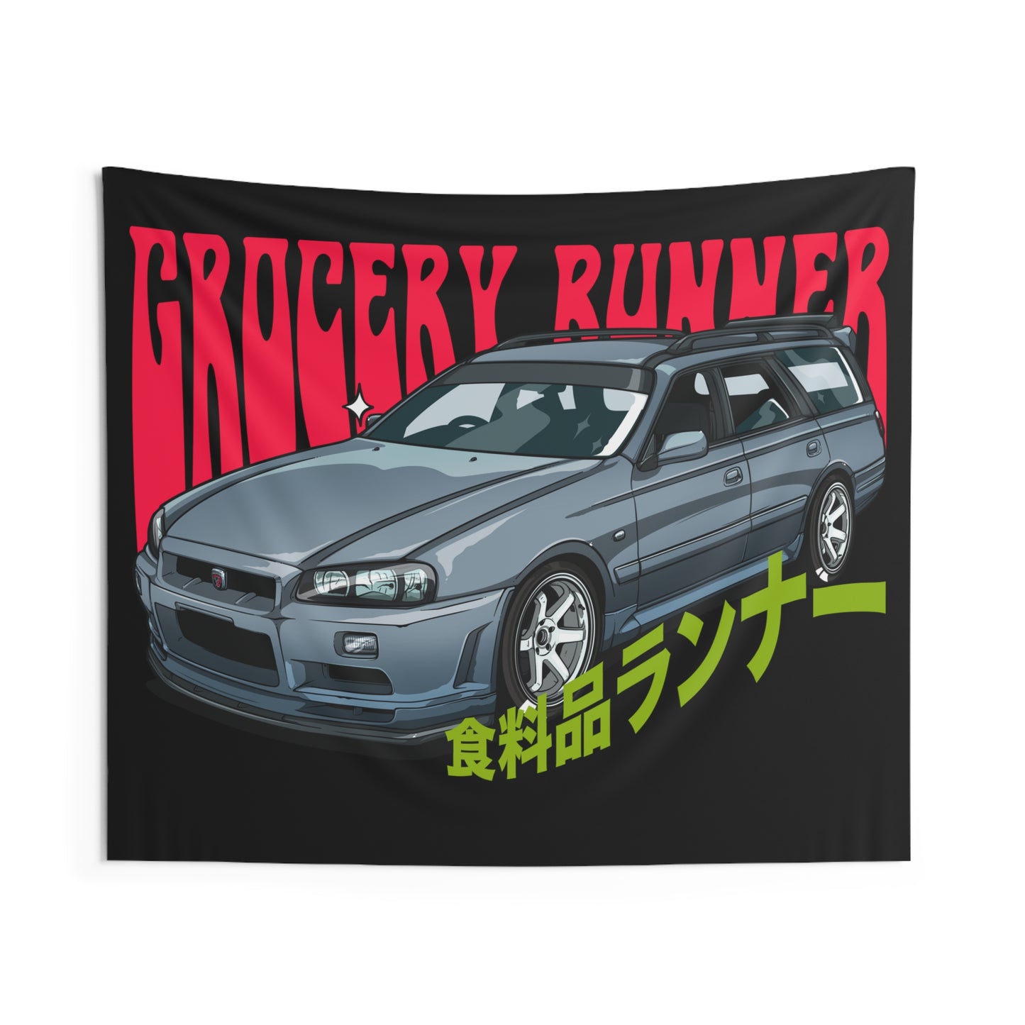 Groovy Grocery Runner Tapestry