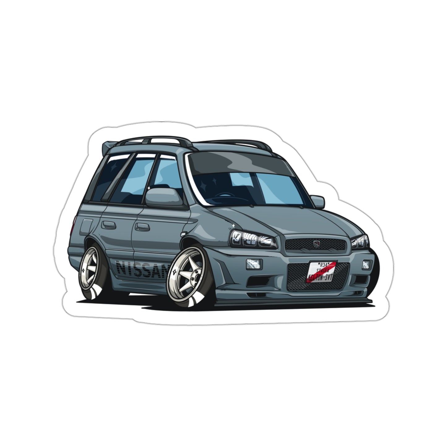 Wagon Wonder Sticker
