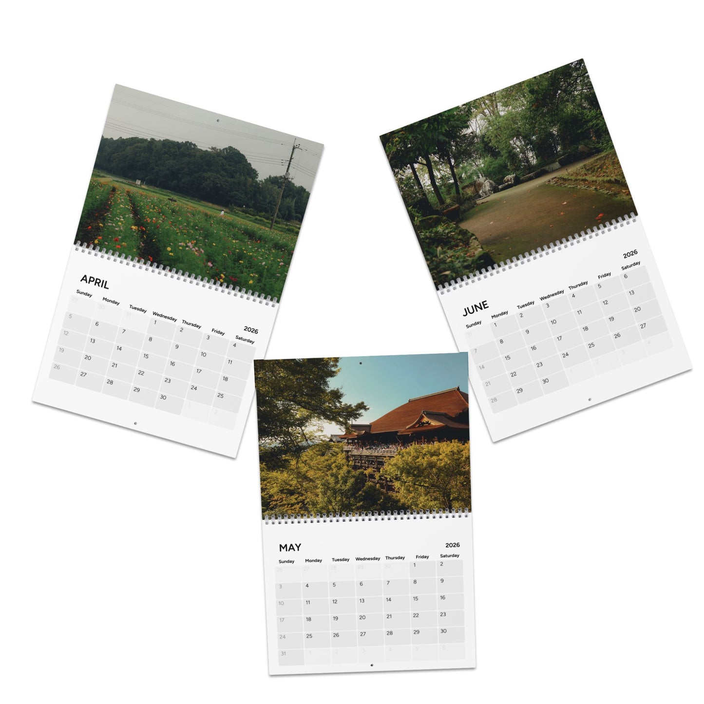 2026 Seasons of Japan Calendar — Cultural Photography Wall Calendar