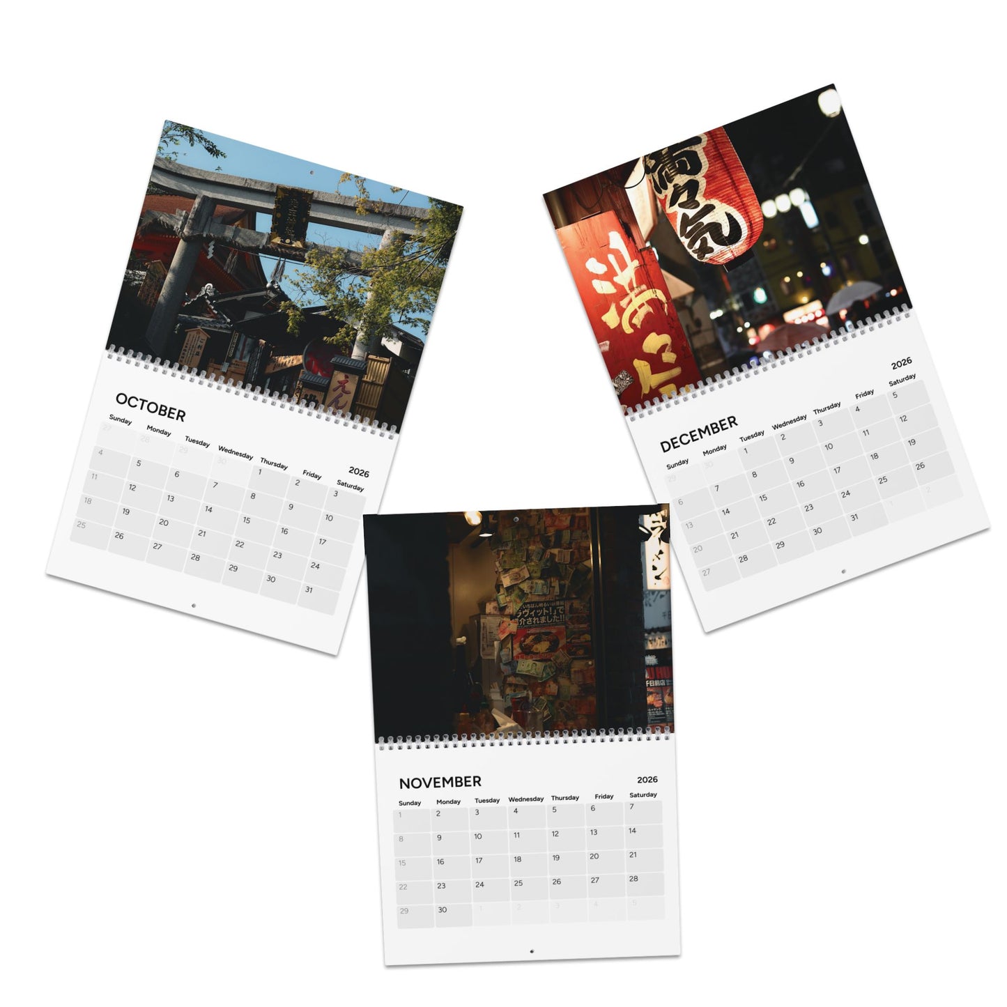2026 Seasons of Japan Calendar — Cultural Photography Wall Calendar