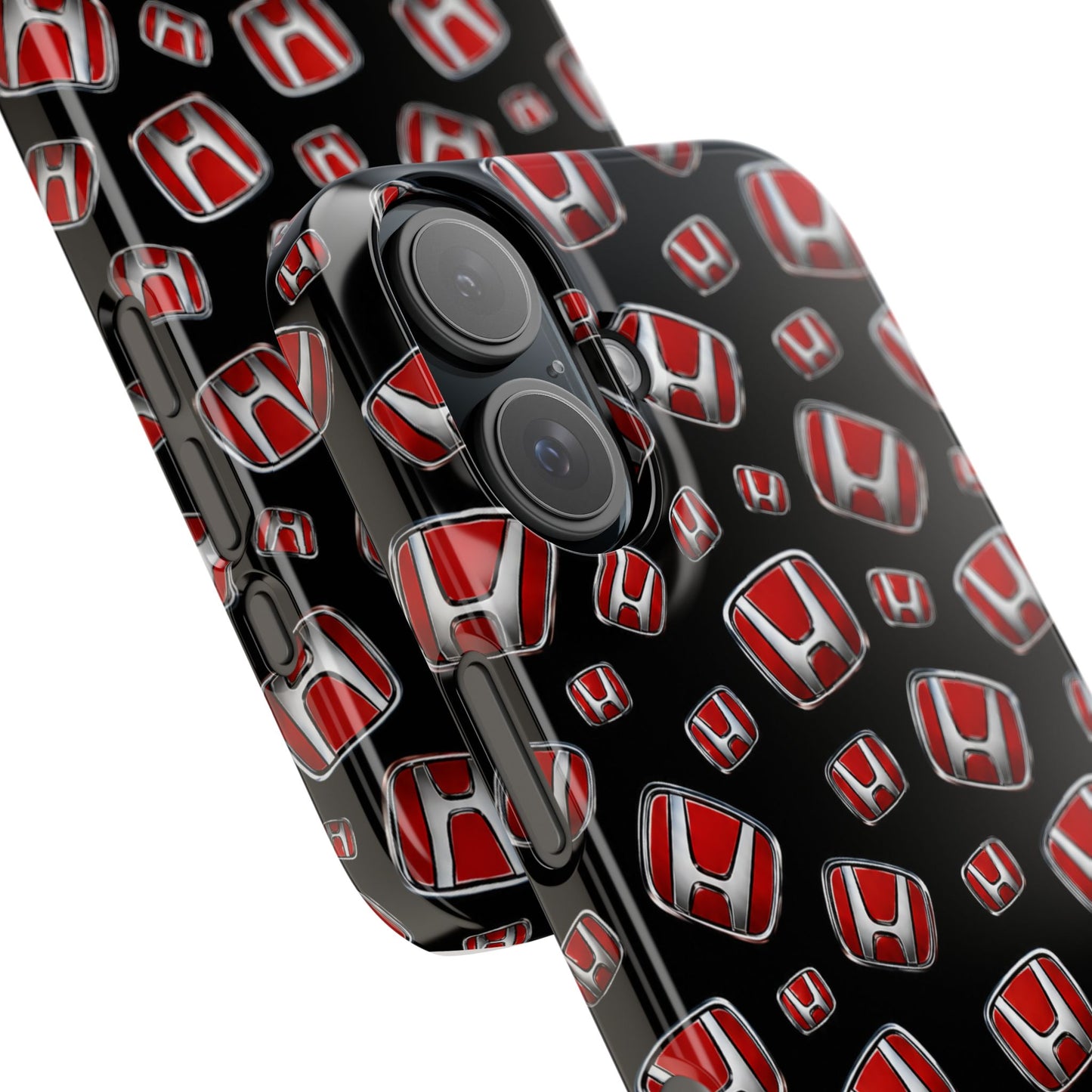 Honda Emblem Pattern Slim Phone Case — Red Logo