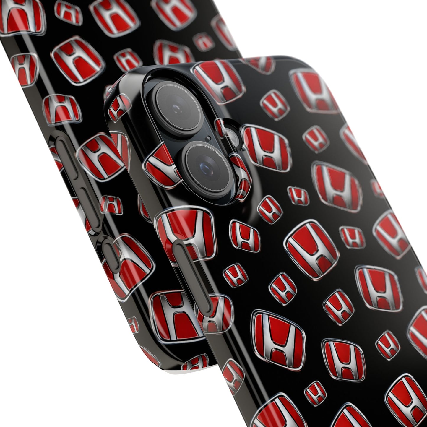 Honda Emblem Pattern Slim Phone Case — Red Logo