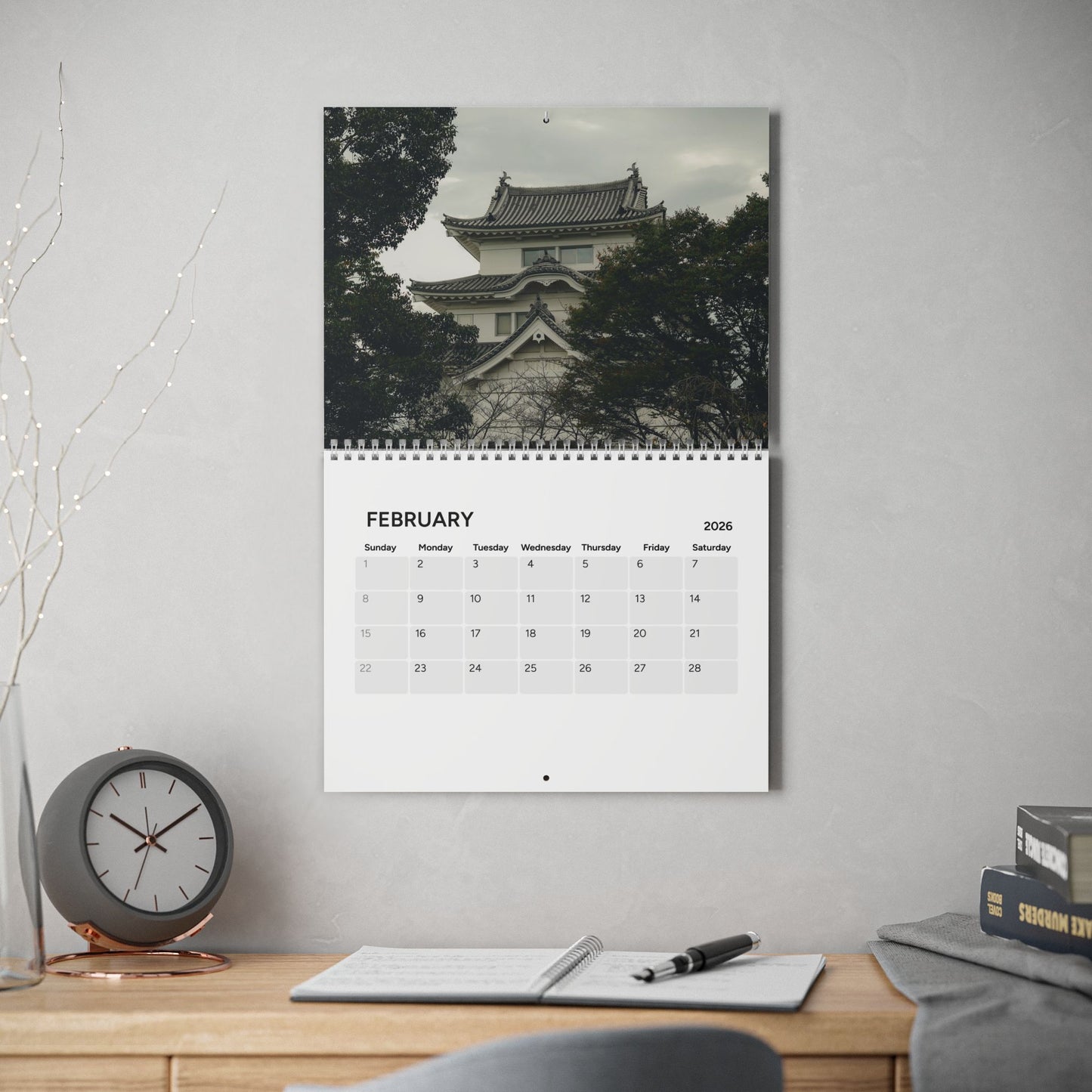 2026 Seasons of Japan Calendar — Cultural Photography Wall Calendar