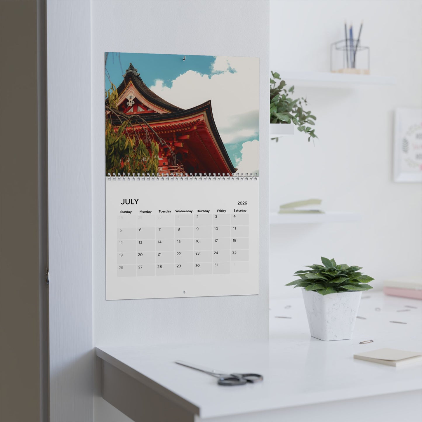 2026 Seasons of Japan Calendar — Cultural Photography Wall Calendar