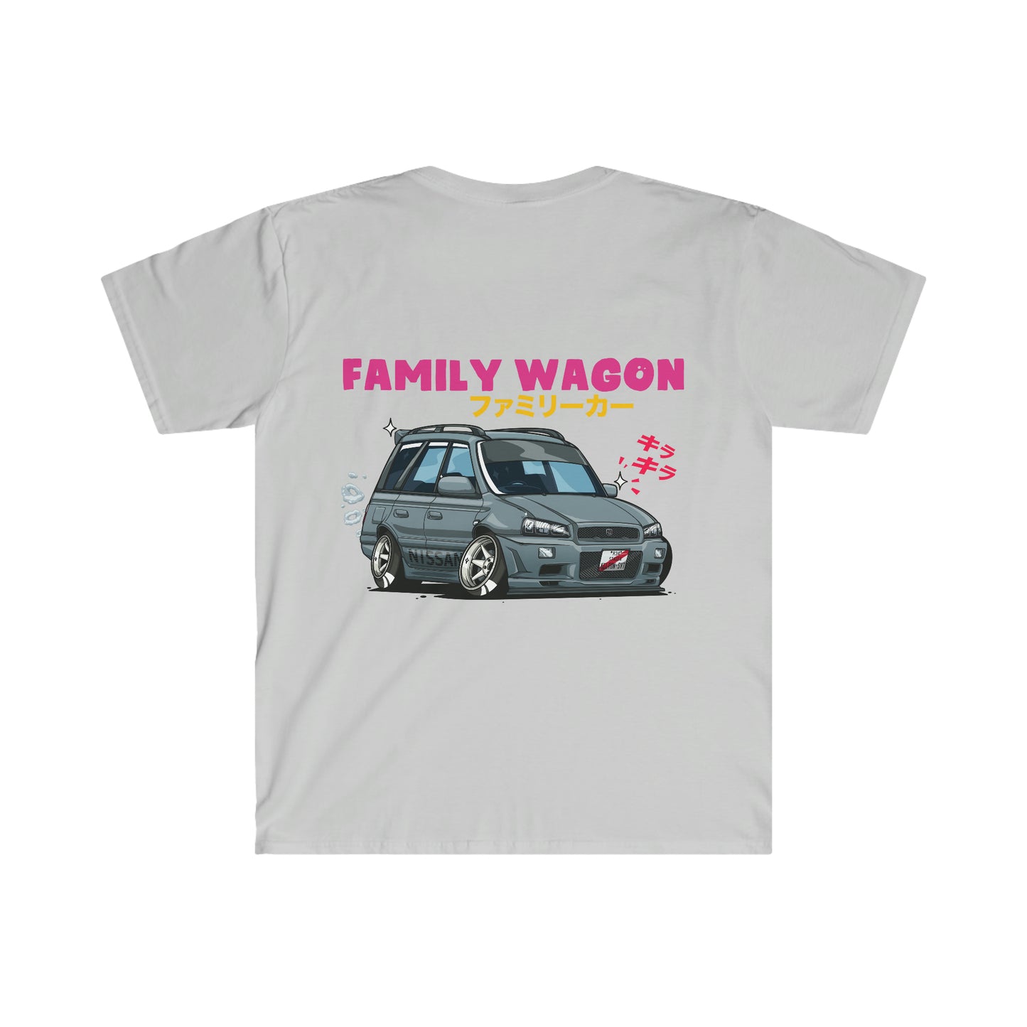 Family Wagon Cartoon T-Shirt